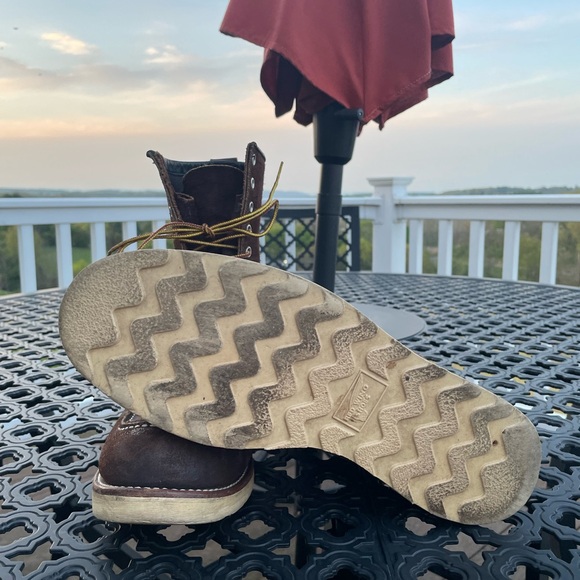 Red Wing 8” Chocolate Muleskinner Moc Toes - Picture 7 of 7